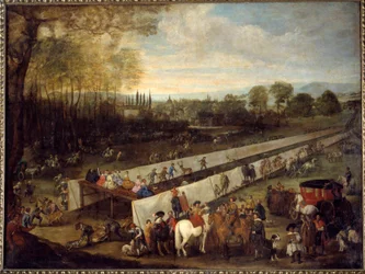 La chasse de tabladillo a Aranjuez