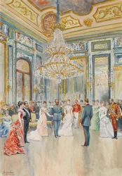 The Wedding of Prince Ludwig Ferdinand of Bavaria to Infanta Maria de la Paz of Spain on April 2, 1883