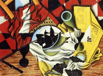 Pears and Grapes on a Table