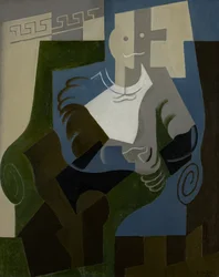Seated Harlequin, c.1920