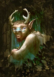Faun in Enchanted Woods