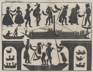 Sheet 4 of Figures for Chinese Shadow Puppets