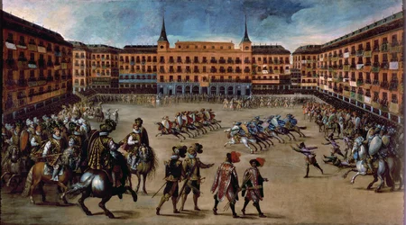 Juego de Canas, Plaza Mayor, Madrid