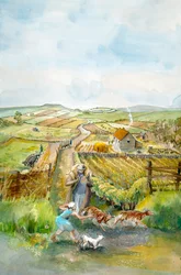 Rural landscape, 3rd Century, c. 1990-2010