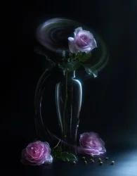 Ethereal Rose Vase