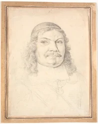 Portrait of the Holstein-Gottorp Chancellor Johan Adolph Kielman von Kielmanseck (1612-1676). Bust Facing Right