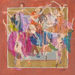 Colorful Dancers in Motion