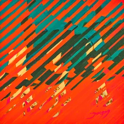 Dynamic Diagonal Stripes