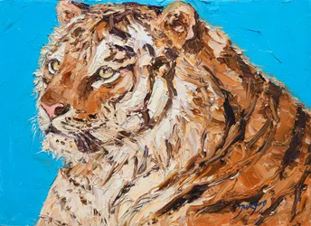 Vibrant Tiger Gaze