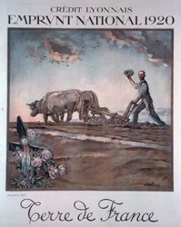 Crédit Lyonnais poster advertising the National Loan