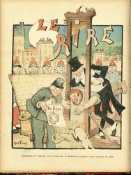 Illustration of Abel Faivre (1867-1945) for the Cover of Le Rire