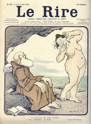Illustration of Abel Faivre for the Cover of The Laughter, No. 331