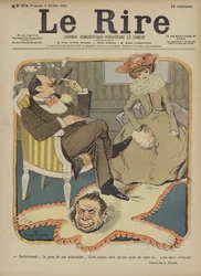Skin of Mother-in-Law, Illustration for Le Rire