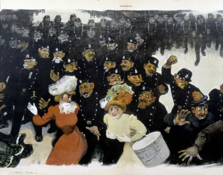 Demonstration around 1901
