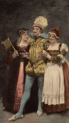 A Limosin with Two Women