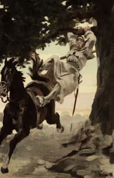Brother Jean, Monk of the Abbey of Seuille, Suspended on the Branch of a Walnut Tree. In 
