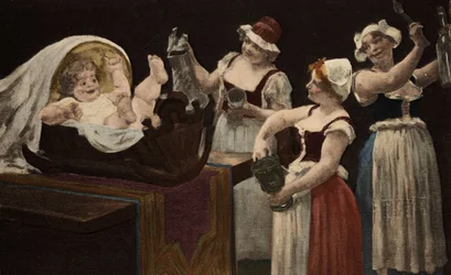 The Housekeepers of Gargantua Amusing the Child