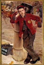 The Little English Shoe Shine (Painting by Jules Bastien Lepage)