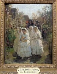 Les Premier Communiantes à Courrieres