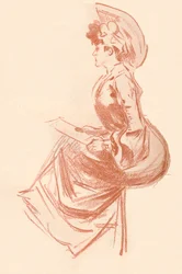 Drawing in Sanguine