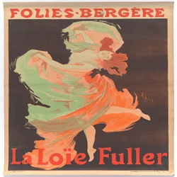 Loïe Fuller at the Folies-Bergère