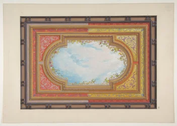 Design for a Ceiling Painted with Trompe L