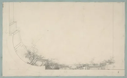 Partial Design for a Ceiling Decorated with a Trompe L