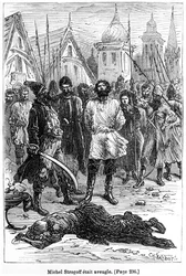 Michael Strogoff was blind, illustration from 