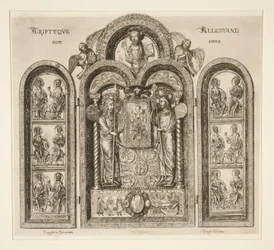 German Triptych, 12th Century