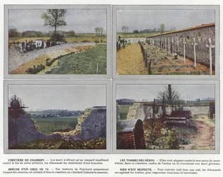 Cemetery of Chambry, The Graves of Heroes, Breach of a 75 Shell, Nothing is Respected