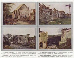 La Societe des Amis, Villeneuve-lez-Charleville, Une Ferme, Apres la Tourmente