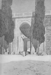 The Royal Gate leading to the old Seraglio, 1913