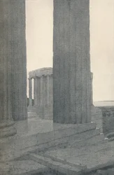 The Temple of Athene Nike at Athens, 1913