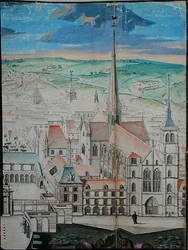 Palace of the Dukes of Burgundy in Dijon (before restoration)