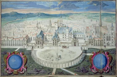 The Palace of the Dukes of Burgundy in Dijon (before restoration by Mansart)