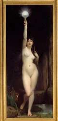 The Truth. Personification of Truth. Painting by Jules Lefebvre (1836-1911)