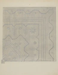 Candlewick Coverlet Woven, c. 1936