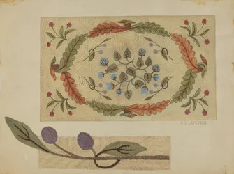 Embroidered Rug