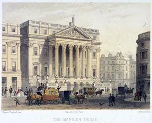 Mansion House Exterior, London