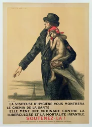 Public Information Poster for the Awareness of Tuberculosis