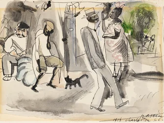 Figures in a Park, Charleston, South Carolina, 1916