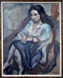 Portrait of Andree. Portrait of a Sitting Woman