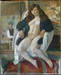Portrait of the Painter and His Model