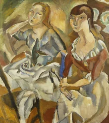 Young Women at a Table