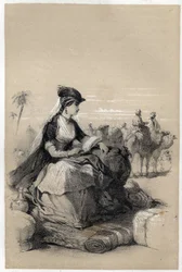 Portrait of Lady Mary Wortley Montagu, British writer