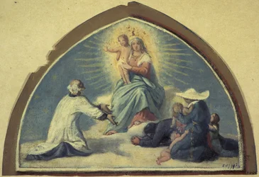The Virgin Presenting the Child Jesus to Saint Vincent de Paul