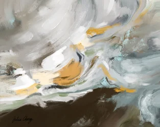 Fluid Abstract Landscape