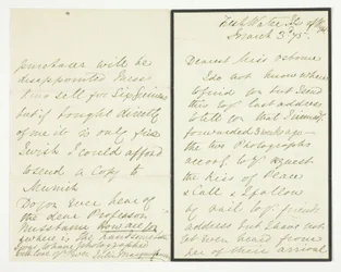 Autograph Letter