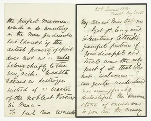Autograph Letter, 20 June 1875