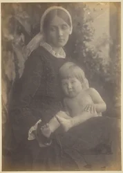 Mrs. Herbert Duckworth with Gerald Duckworth